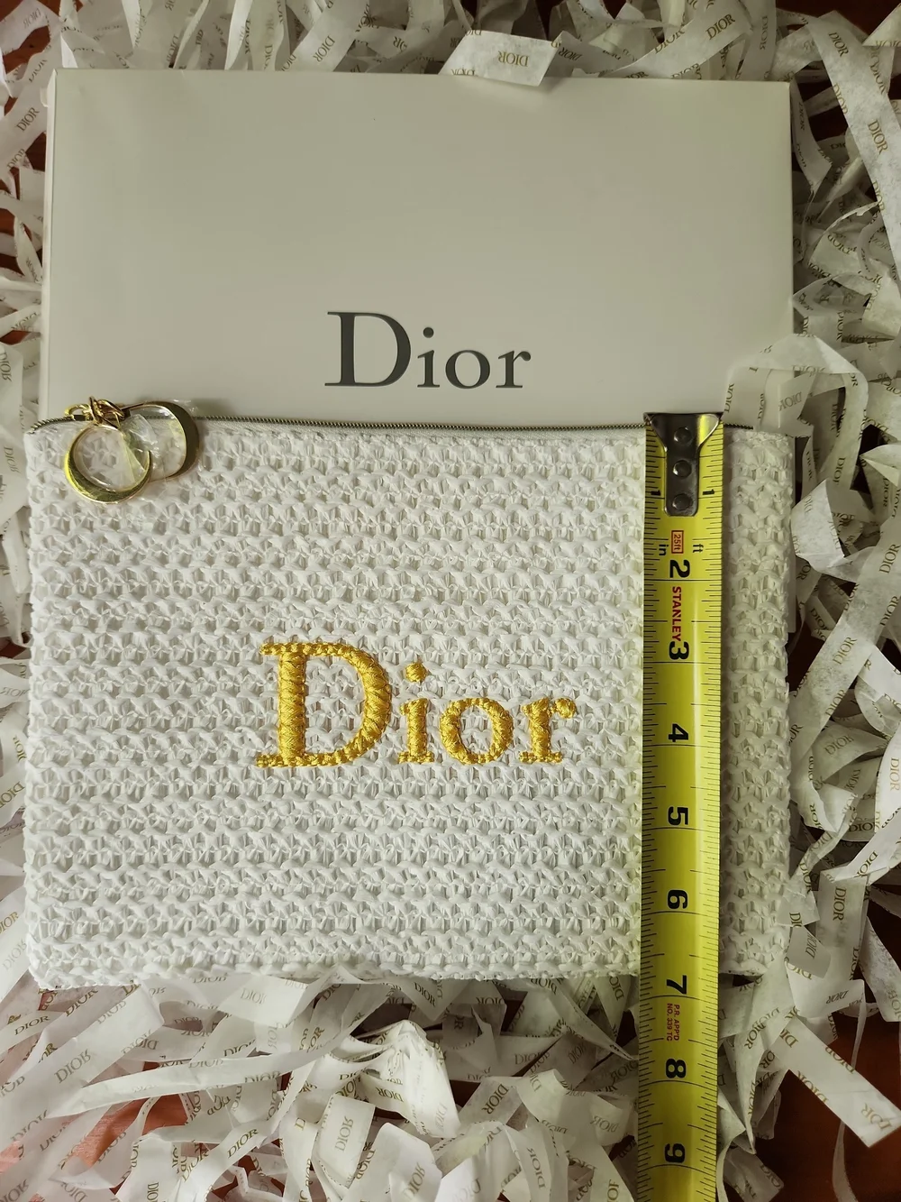 LIMITED EDITION Dior Raffia Pouch